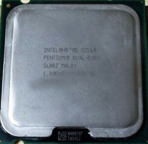 * Intel E2160 Pentium dual-core SLA8Z
