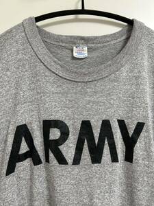 チャンピオン 80s Tシャツ ARMYプリント MADE IN USA Lサイズ