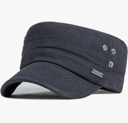 送料無料　帽子 キャップ メンズ 大きいサイズ カラーはネイビーのみ　通気性・軽量 ・サイズ調整・コットン100% ネイビー帽子