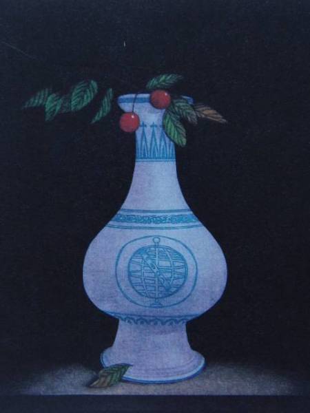 □ 横井巴 □ 「pear and brush」メゾチンテ/A.P 直筆サイン 220115026-