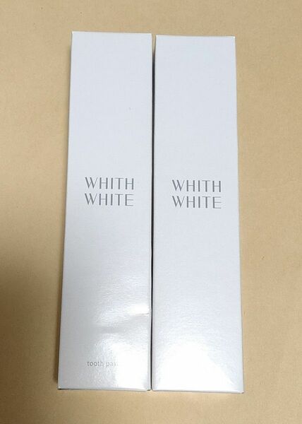 WHITH WHITE フィスホワイト 歯磨き粉 ホワイトニング　120g　2個　セット