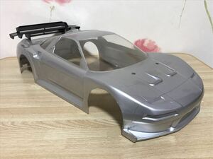1/10 タミヤ ホンダ NSX GT レーシングカー シルバー ラジコンボディ TAMIYA HONDA RACING CAR