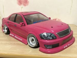 送料無料　1/10 パンドラ RC トヨタ マーク2 JZX110 ピンクラメ ラジコンボディ PANDORA TOYOTA MARKⅡ ドリフト DRIFT