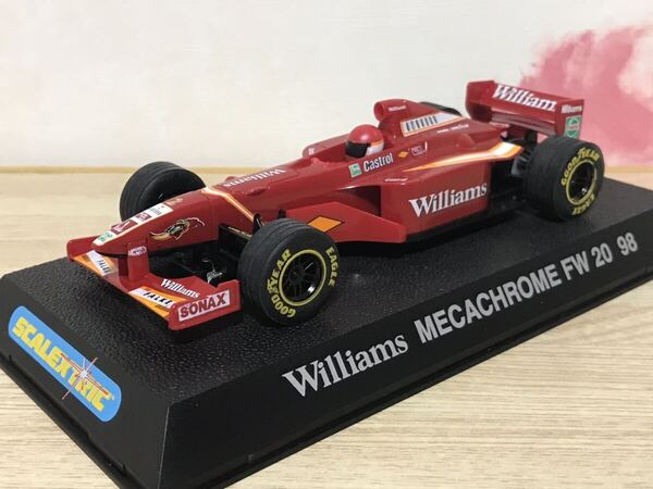 送料無料 1/32 ウィリアムズ FW20 フォーミュラーカー スロットカー SCALEXTRIC Williams MECACHTOME FORMULAR CAR F1