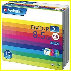 Verbatim バーベイタム 1回記録用 DVD-R DL 8.5GB 10枚 ホワイトプリンタブル 片面2層 2-8倍速 DHR85HP10V1