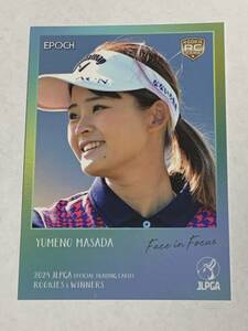 政田夢乃 2024 EPOCH エポック JLPGA 女子ゴルフ ROOKIES & WINNERS Face In FOCUS インサートカード RC ルーキー