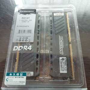送料無料　★　Crucial BALLISTIX DDR4 2666MHz 8GB KIT　★