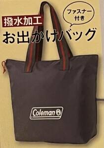 InRed (インレッド) 2024年 7月号付録 Coleman（コールマン）内側の空気温度を保つ銀色シートの撥水加工 お出かけバッグ