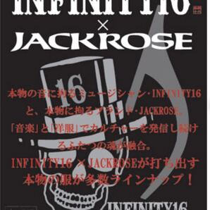 INFINITY16 welcomez JACK ROSE カレッジロゴTee