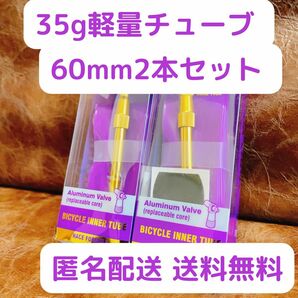 TPUチューブ2本セット 700x18~32c 60mm 箱潰れ 新品未開封