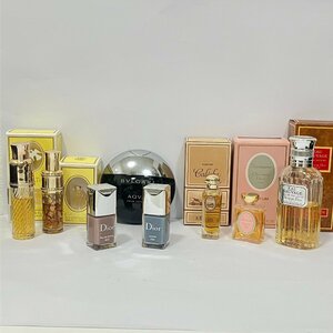 【H45770】香水　マニキュア　おまとめ！　Dior　HERMES　BVLGARI　NINARICCI　経年保管品　中古品