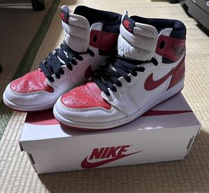 NIKE AIR JORDAN 1 RETRO HIGH OG 27.5 US9.5 555088 161 ( 検ナイキ エアジョーダン エアフォース ダンク ハイカット AIR FORCE DUNK 