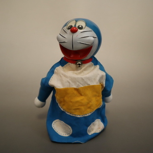 # подлинная вещь мак производства Doraemon sofvi производства рука .. кукла @ Showa Retro, Vintage, античный товар 