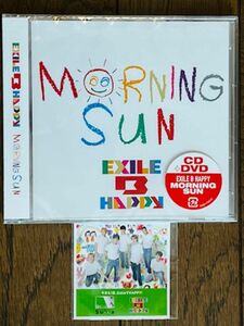 EXILE B HAPPY MORNING SUN CD+DVD トラステ限定 コラボステッカー