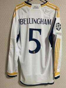 ベリンガム サッカーユニフォーム Bellingham レアル・マドリード 長袖　 5番号　未使用 Mサイズ