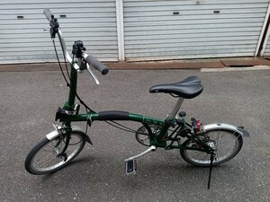 自転車 ミニベロ　ブロンプトン　M3L　グリーン　折り畳み自転車