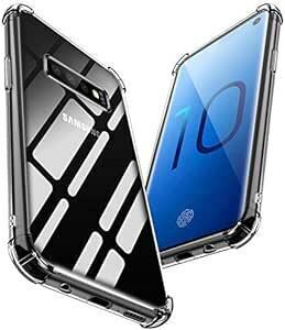 PNEWQNE Samsung Galaxy S10 用ケース クリア 全面保護カバー 耐衝撃 衝撃吸収 tpu 耐震 ソフト軽量