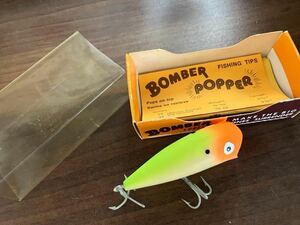 ボーマー オールド ポッパー 2T BOX付 検索 old BOMBER ヘドン heddon popper