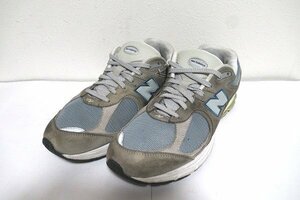 z11752:穴有、NEW BALANCE(ニューバランス)M2002RNA スニーカー/灰/US10(28.0cm)