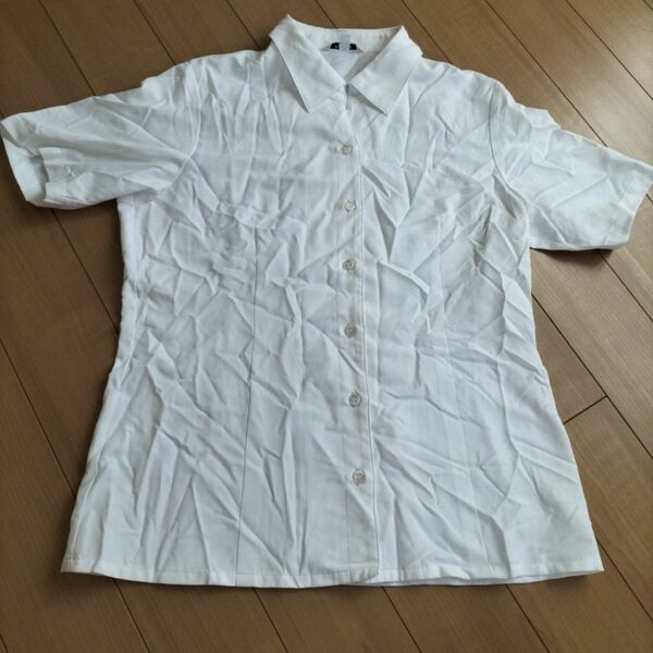 カッターシャツ 白 11号 半袖シャツ