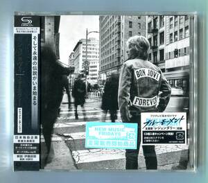 新発売 定価6600円 BON JOVI ボン・ジョヴィ - FOREVER フォーエヴァ― 帯付 日本盤 Blu-ray付 限定盤/デラックス・エディション