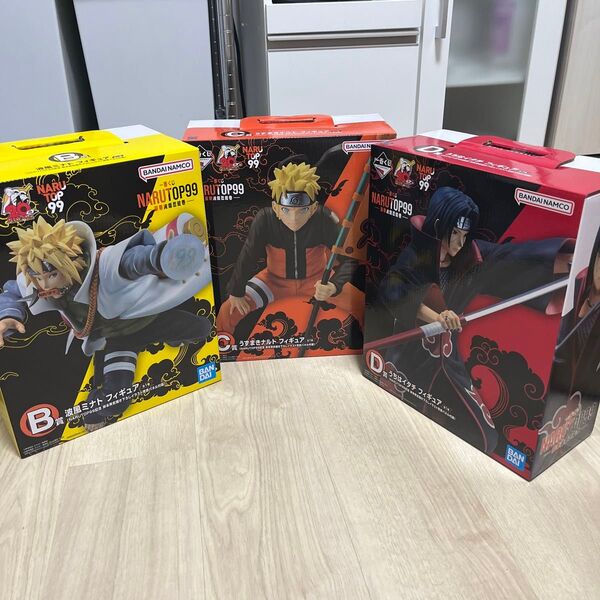 一番くじ! ナルト!NARUTOP99 B賞波風ミナト C賞うずまきナルト D賞 うちはイタチ