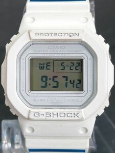 CASIO カシオ G-SHOCK ジーショック FOX FIRE バンドオブアウトサイダーズ DW-5600VT デジタル 腕時計 ホワイト ブルー 新品電池交換済み