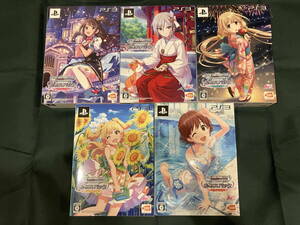 PS3 The Idol Master sinterela girls G4U! pack VOL.1~9 one four all extra attaching used new goods unopened the first times limitation version 