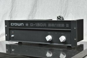 AMCRON CROWN/クラウン アムクロン パワーアンプ D-150A SeriesII