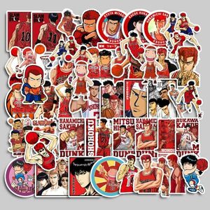 P FOR Slam Dunk sticker seal 50 pieces set lovely anime game seal child waterproof stylish DIY sticker 