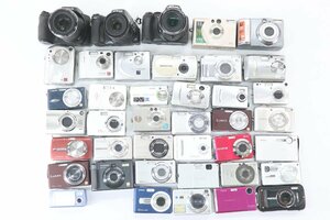 【40点】コンパクトカメラ デジタルカメラ デジカメ まとめ売り OLYMPUS/Panasonic/CANON/FUJIFILM/NIKON/KYOCERA 等 20626-K