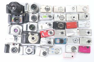 【35点】コンパクトカメラ デジタルカメラ デジカメ まとめ売り SONY/OLYMPUS/CASIO/Panasonic/CANON/KONICA 等 20628-K
