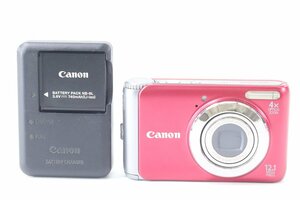 CANON キャノン PowerShot A3100 IS PC1474 コンパクトカメラ デジカメ デジタルカメラ レッド系 43759-Y