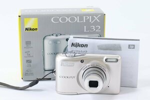 NIKON COOLPIX L32 ニコン クールピクス コンパクトカメラ デジタルカメラ デジカメ 43758-Y