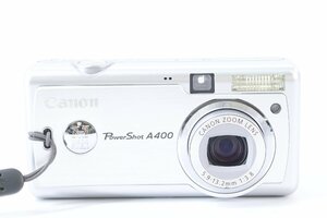 CANON PowerShot A400 5.9-13.2mm F3.8 キャノン デジタルカメラ コンパクトカメラ デジカメ シルバー 43769-Y