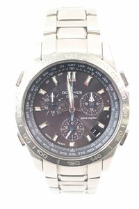 CASIO Casio OCEANUS Oceanus chronograph OCW-600 radio wave solar men's wristwatch 5982-HA
