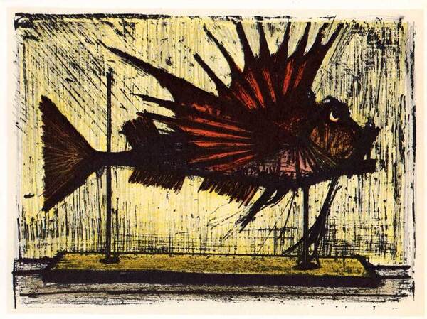 【特価】 ≪ ビュッフェ ≫ レゾネ図版 【 HOG-FISH 】