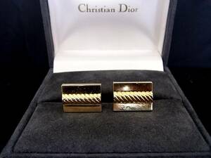 # прекрасный товар #N0677[Dior] Dior [ Gold ]# запонки!