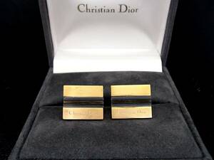 # прекрасный товар #N0684[Dior] Dior [ Gold * серебряный ]# запонки!