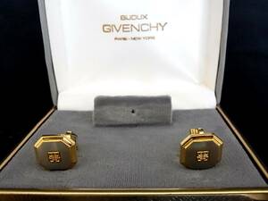 *N5397*# beautiful goods # Givenchy [ Logo pattern ][GIVENCHY] [ silver * Gold ]# cuffs!