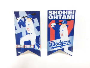 ピンバッジ 2点セット 大谷翔平 LA ドジャース球場限定 イラスト ベースボール MLB Dodgers Shohei Ohtani Pins