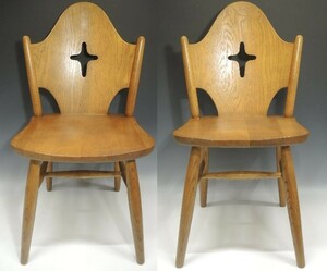 828/0 futoshi flat WINDS стул 2 ножек комплект стул из дерева стул .. мебель античный Vintage 
