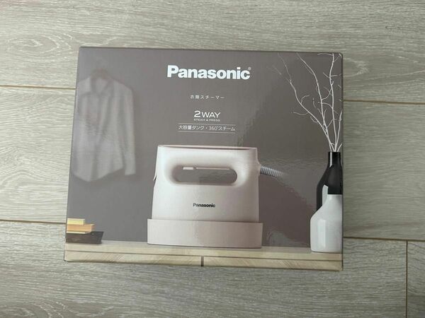Panasonic パナソニック 衣類スチーマー 2way ベージュ