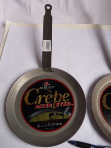  unused / long-term storage *de BUYER Crepeteba year crepe iron fry pan 18cm France made 