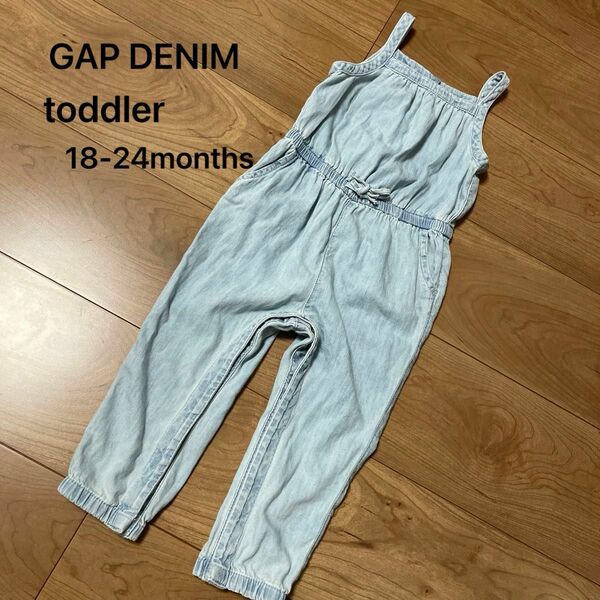 GAP DENIM toddler オーバーオール サロペット オールインワン デニム つなぎ 18-24months