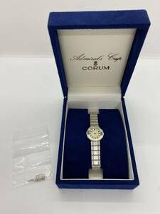 (I746a) CORUM Corum Admiral z cup 24.830.20 quartz wristwatch lady's 