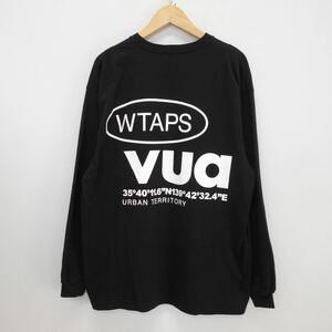 WTAPS ダブルタップス 23AW SNEAK PRCT / LS / COTTON クルーネック バックプリント ロングスリーブ Tシャツ ロンT 長袖 ロゴ 02 10117065