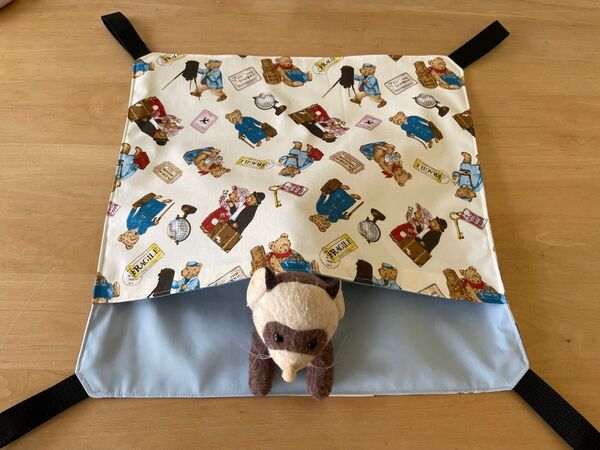 キャナ丸はうす P46L 春秋用フェレット用ハンモック トラベルベア/ホワイト