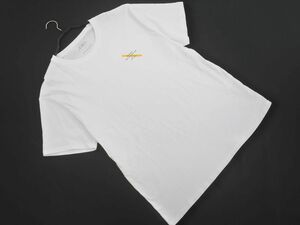 ネコポスOK SATURDAYS NEW YORK CITY サタデーズ ニューヨークシティ ロゴ プリント Tシャツ sizeM/白 ■◆ ☆ efa4 メンズ