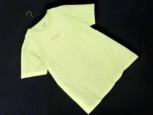 BILLABONG ビラボン ロゴ 刺繍 Tシャツ sizeL/ライム ■◆ ☆ efa4 メンズ